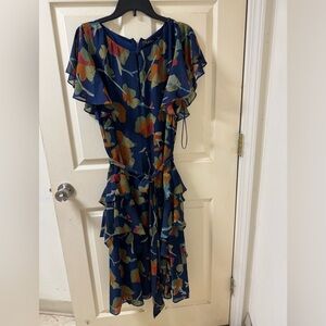 Ralph Lauren multicolor dress size 16 with tags